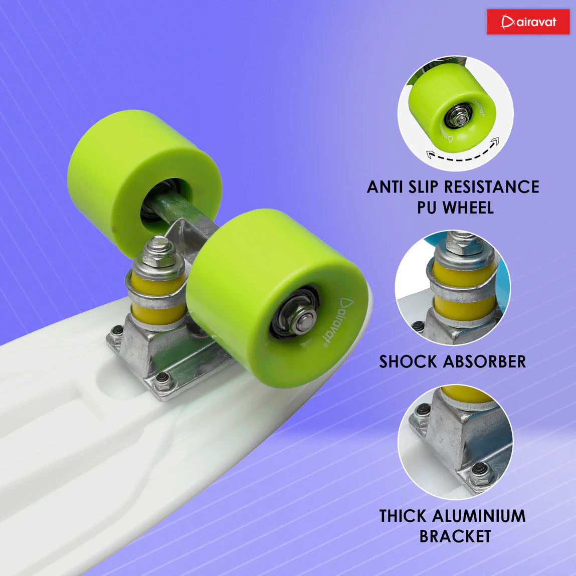 Airavat 7811 Skate Board – Durable & Smooth Ride