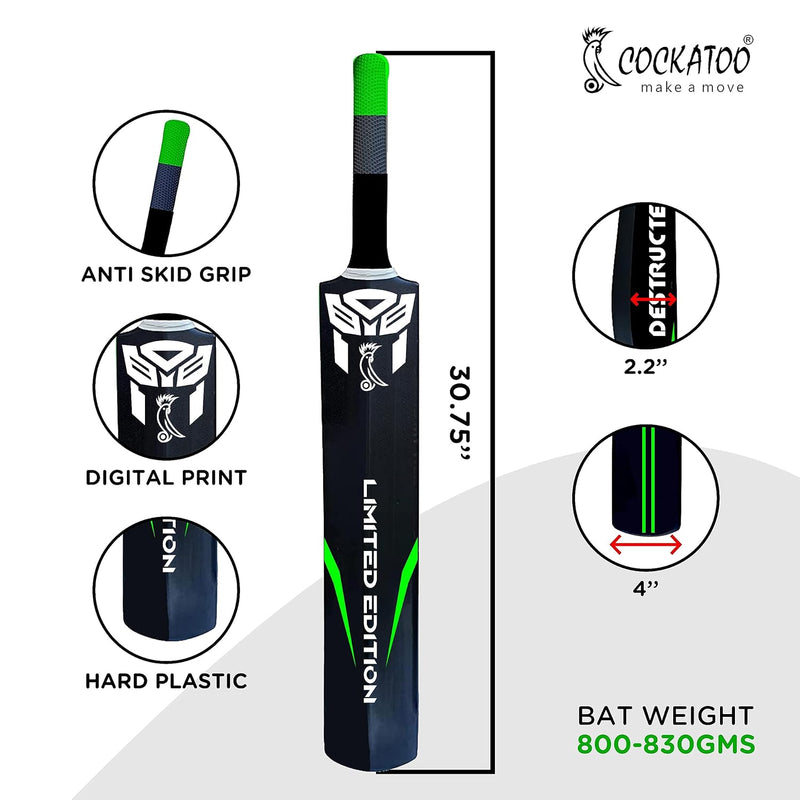 Cockatoo cricket bat ideal for recreational and casual matches