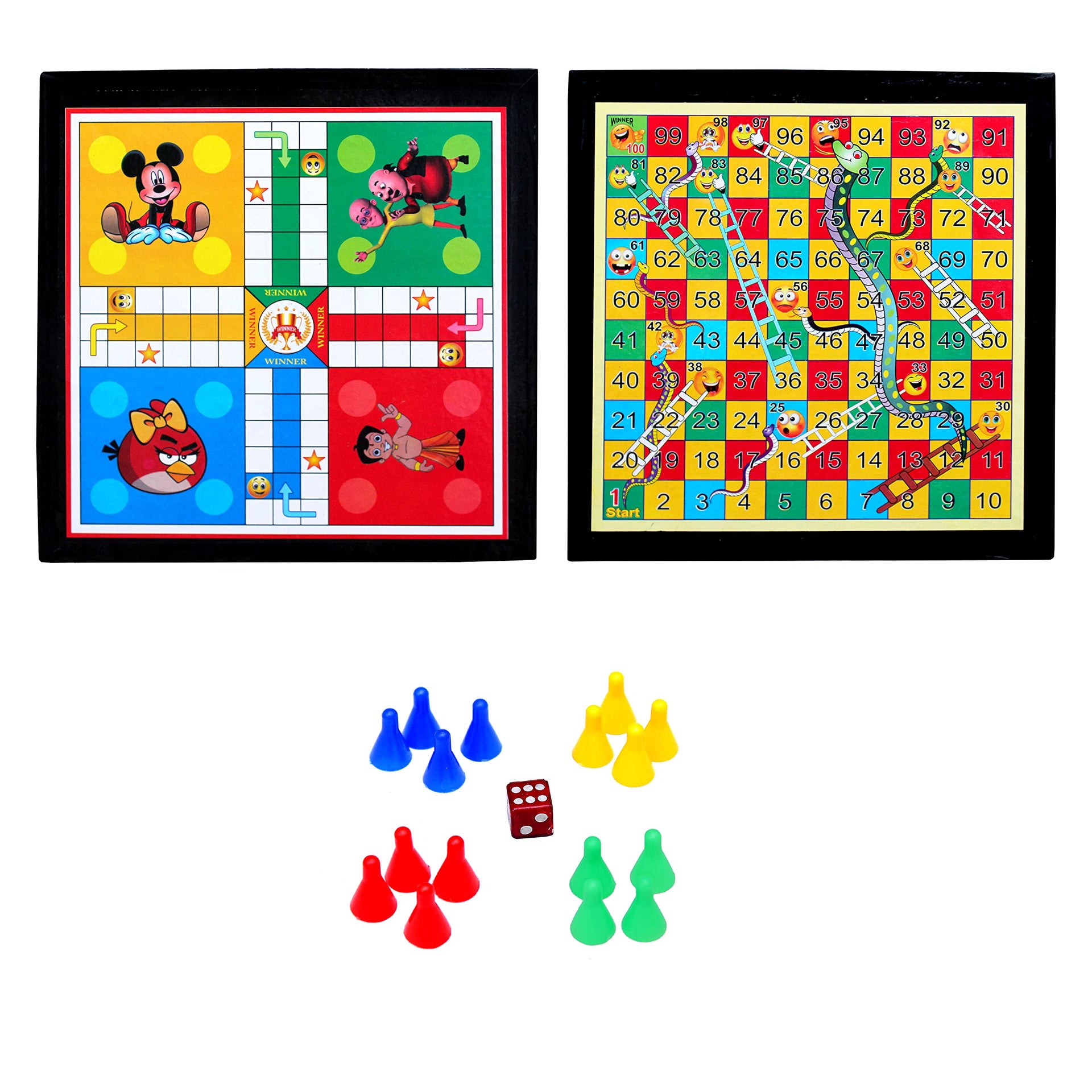 Vixen 222 Ludo & Snakes and Ladders Set