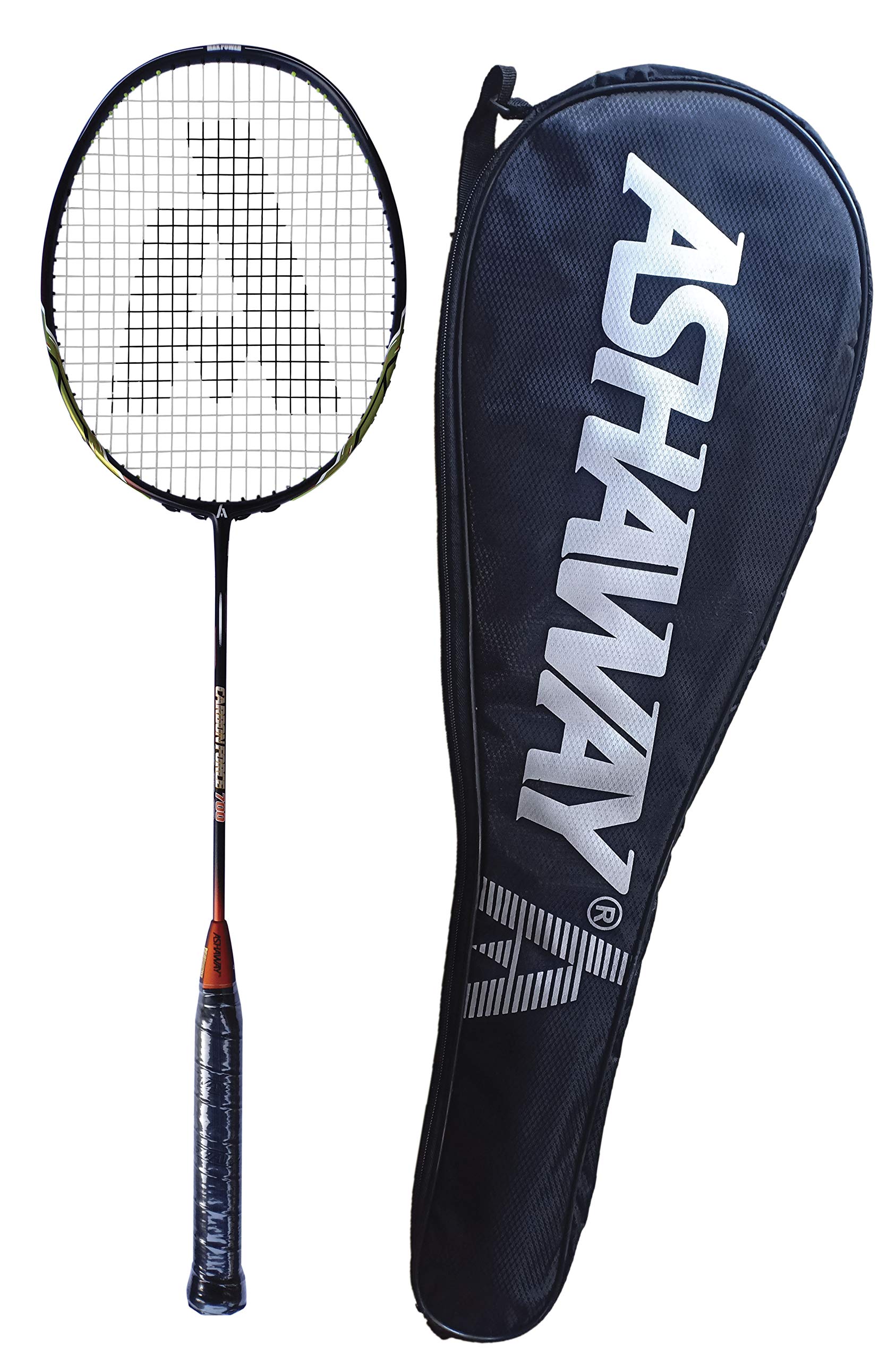 Ashaway Carbon Force 700 professional badminton racket full view