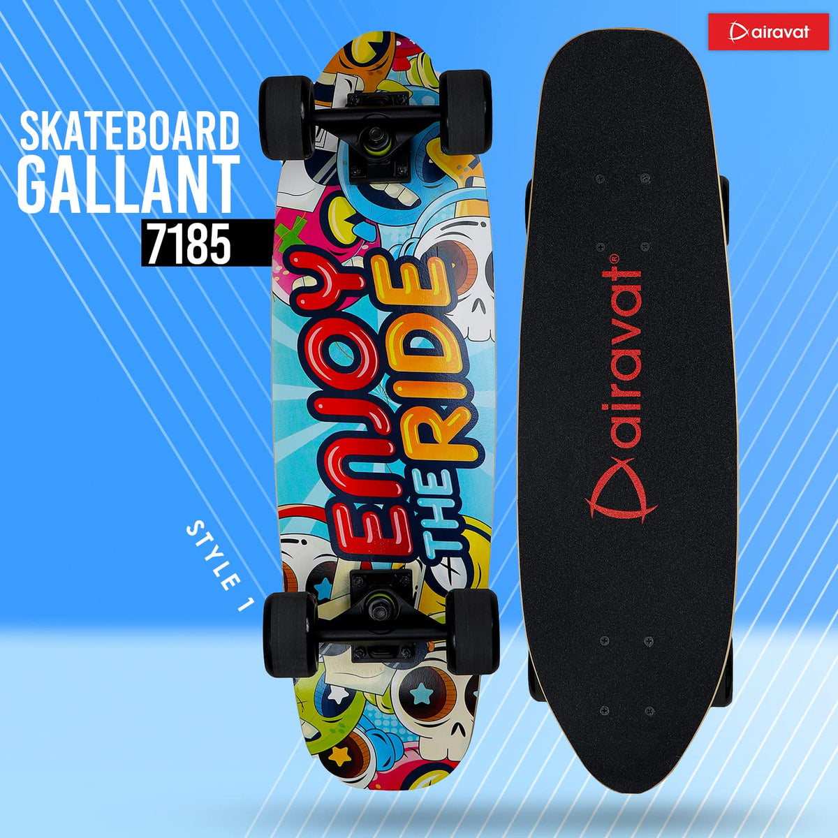 Airavat Wooden Skateboard 7815-2
