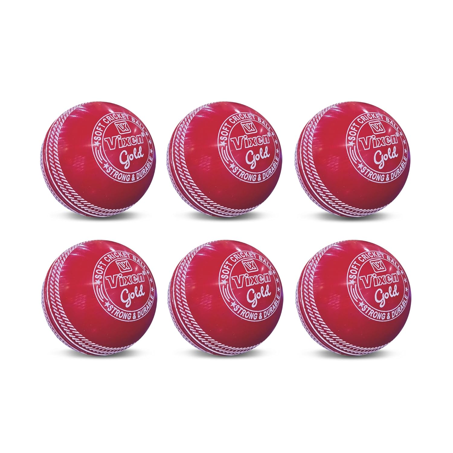 Vixen Soft Touch Heavy Rubber Cricket Ball for Training & Practice