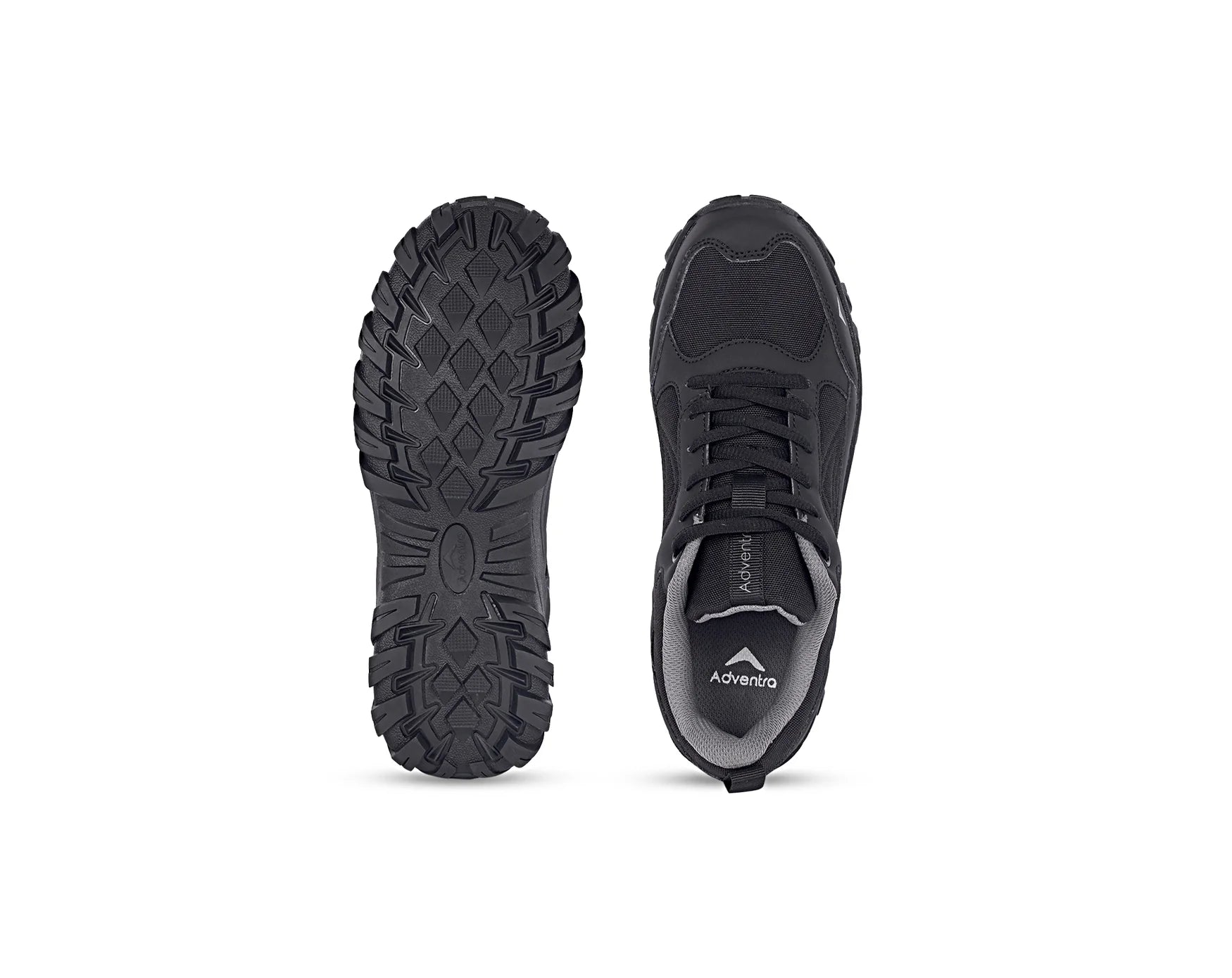 Adventra EH500 Black Hiking Shoes for Trekking & Outdoor Adventures-3
