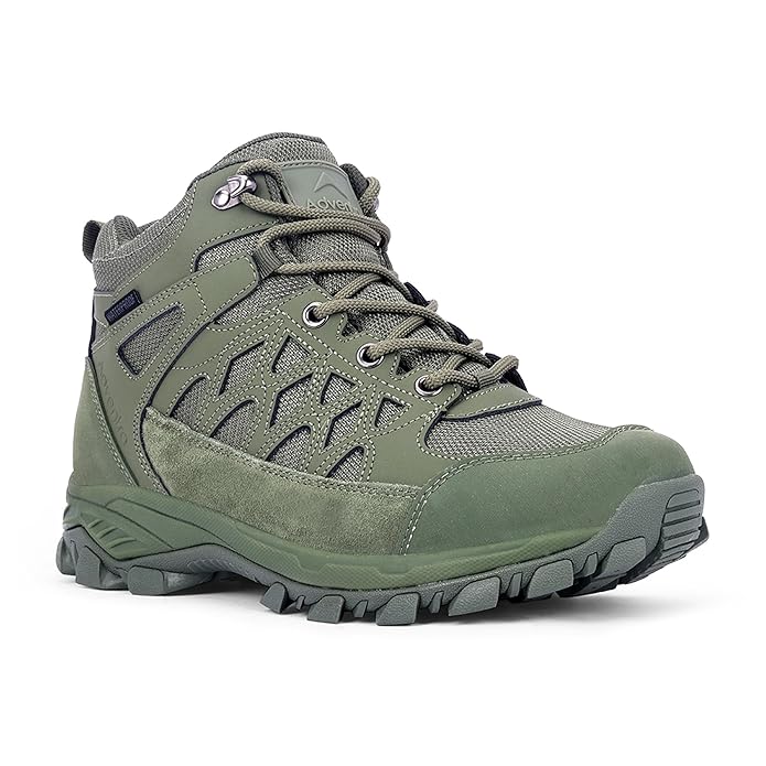 Adventra WH1107 Green Hiking Shoes for Trekking & Outdoor Adventures