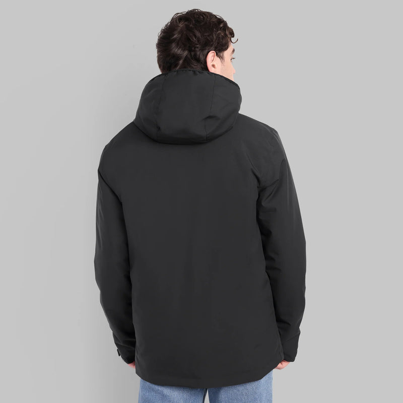 Adventra WH1100 Black Waterproof Hooded Jacket for Hiking & Winter-2