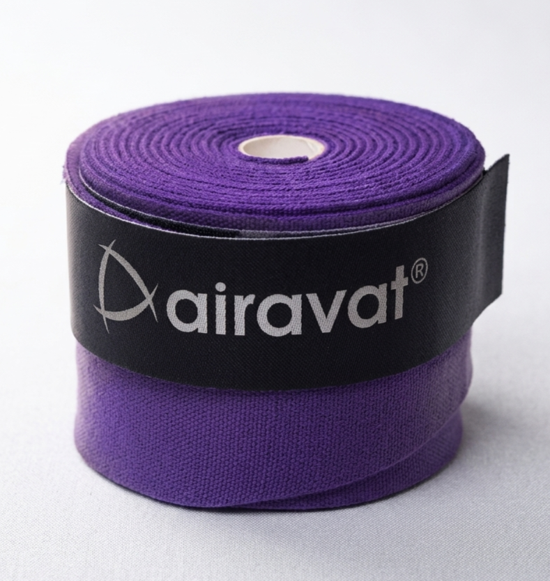 Airavat 7092 badminton grip with sweat-absorbent surface for better performance during intense matches