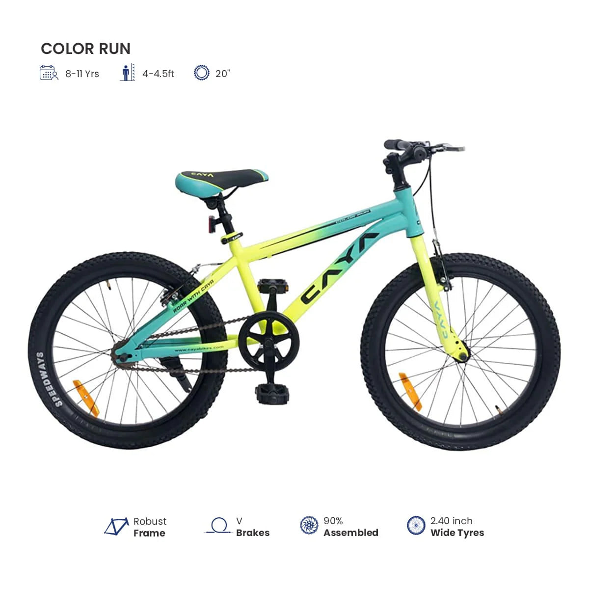 Caya Aviator 20 SS Green Bike-3