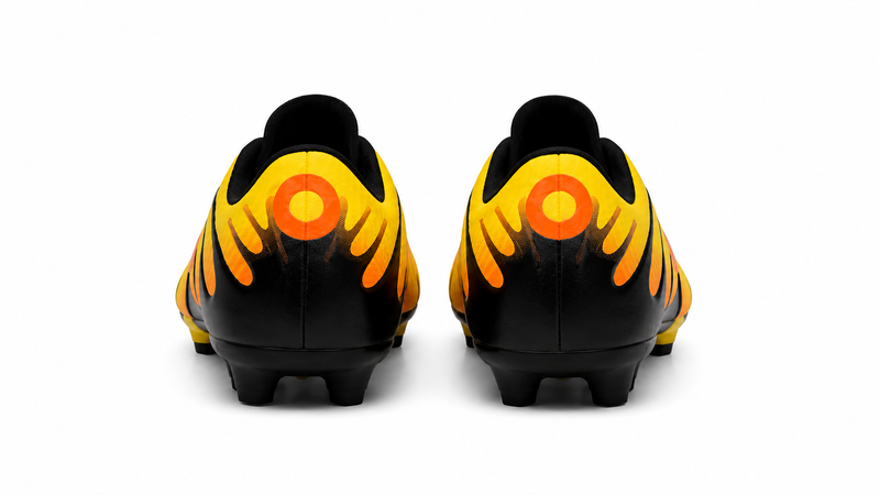 Aivin Ignia Football Shoes Yellow Orange for Training and Matches-2
