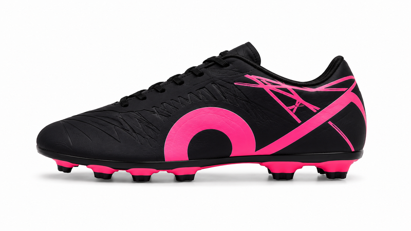 Aivin Vantamor Football Shoes Black Pink for Training and Matches-3