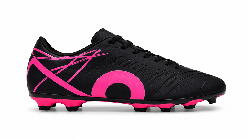 Aivin Vantamor Football Shoes Black Pink for Training and Matches-4
