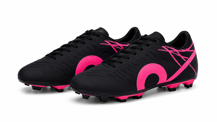 Aivin Vantamor Football Shoes Black Pink for Training and Matches