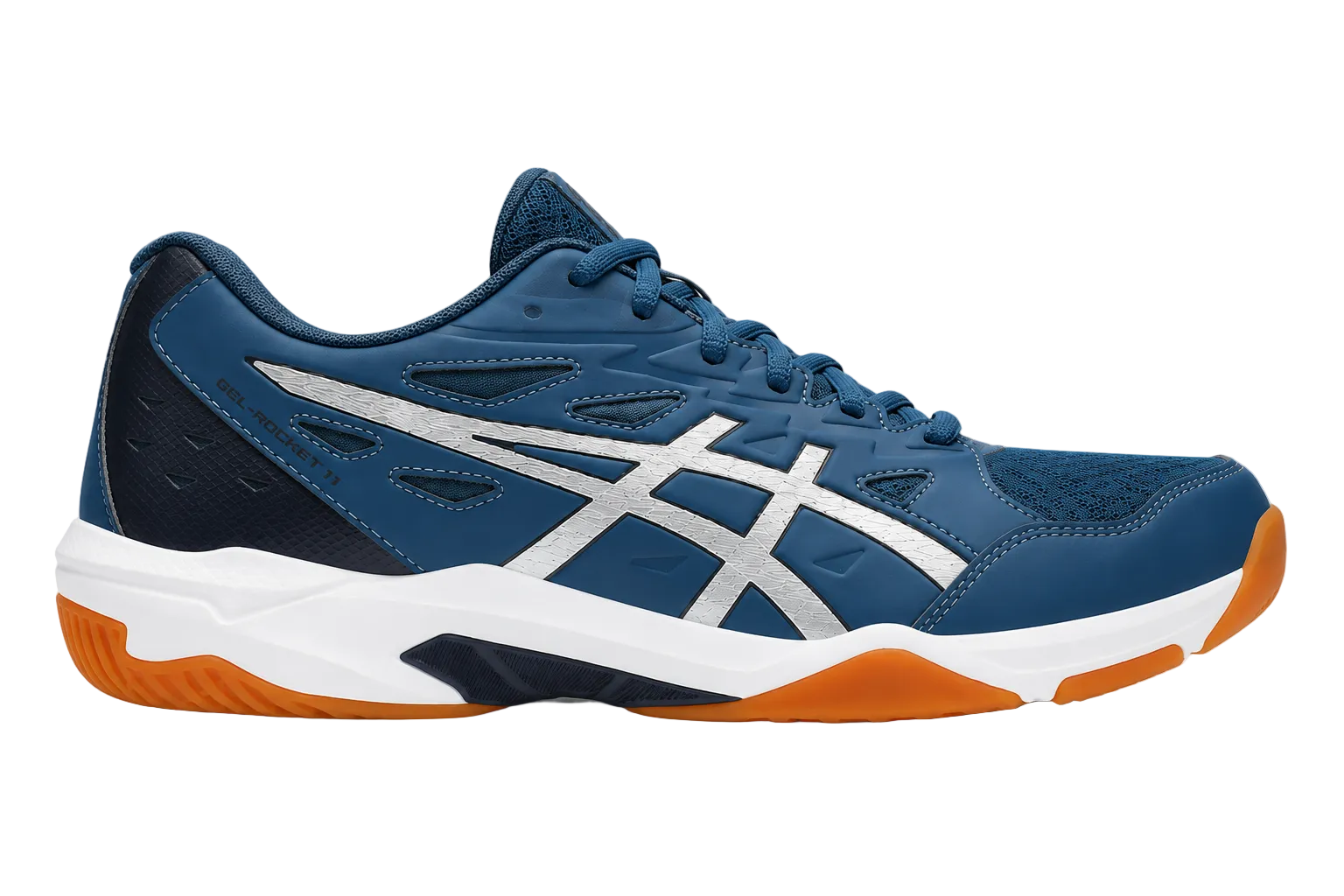 Asics Gel Rocket 11 shoes with durable outsole for strong grip on indoor badminton courts