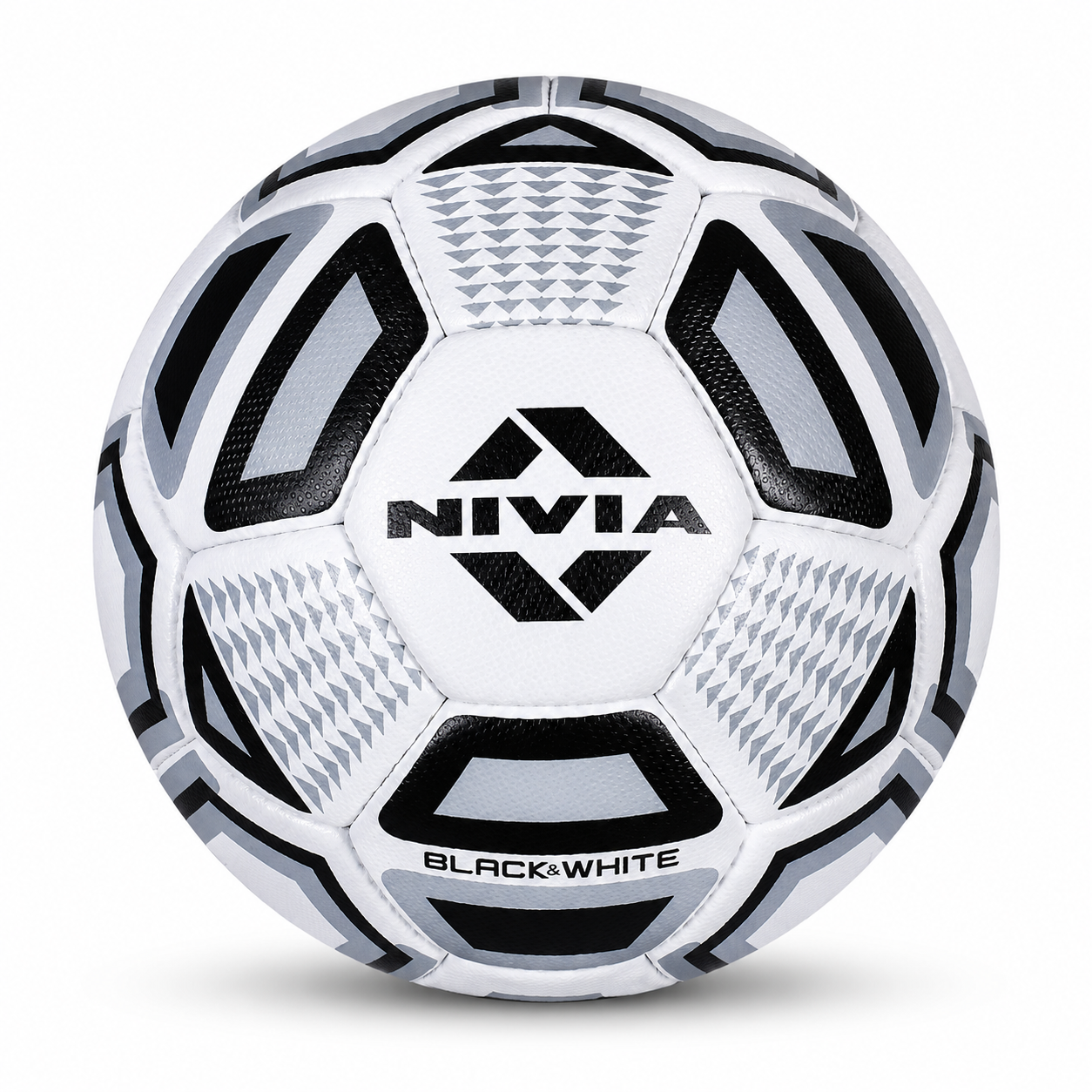 Nivia Synthetic Black White Football