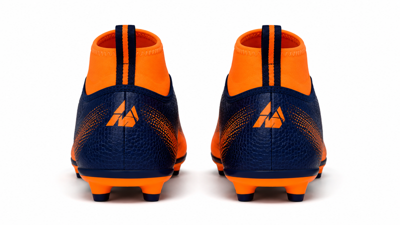 Football footwear designed for control and stability
