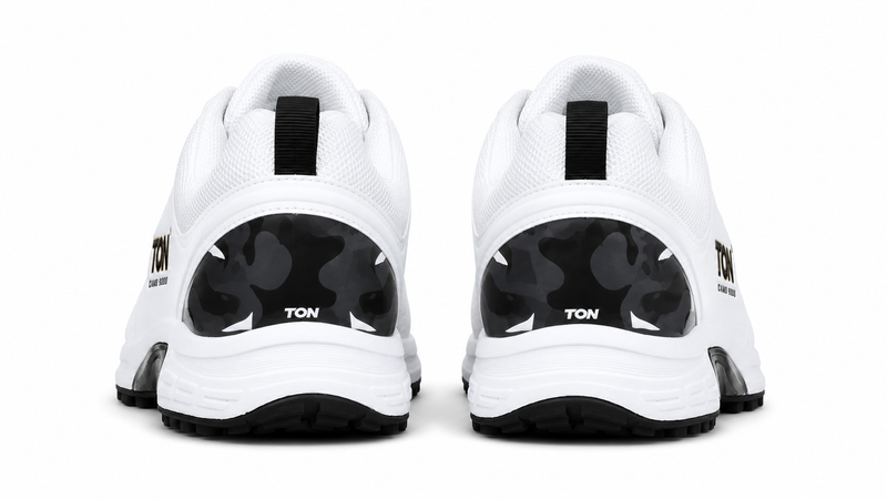 Lightweight SS Ton Camo cricket footwear for training and match performance