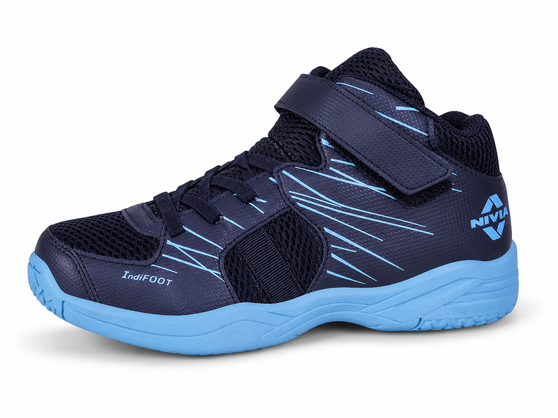Nivia Panther 3.0 Black Basketball Shoes for Court Performance-3