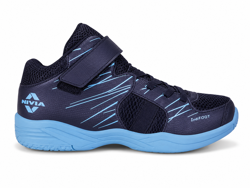 Nivia Panther 3.0 Black Basketball Shoes for Court Performance-4