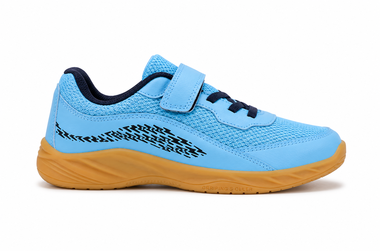Nivia Flash Kids Blue Black Sports Shoes – Lightweight & Comfortable-4