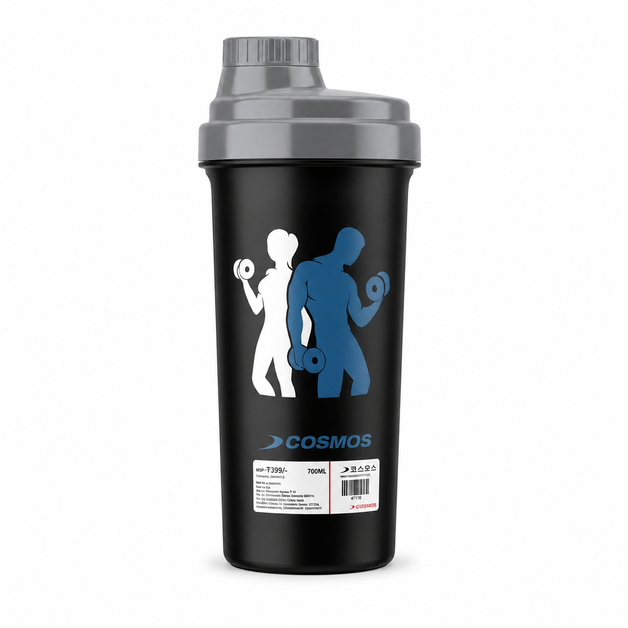Cosmos Euro Black Water Bottle – Durable & Leakproof-2