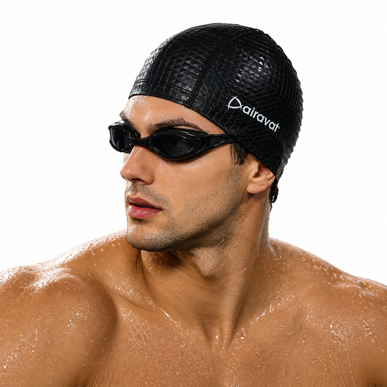 Airavat Extra Long Swim Cap – Comfortable & Secure Fit