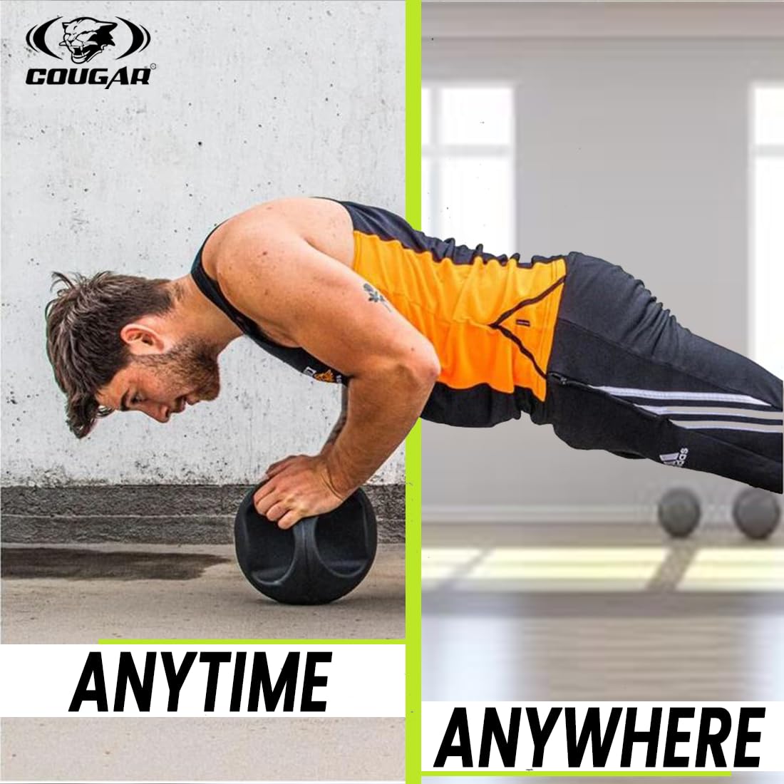 Cougar Rubber Medicine Ball MBR-010D 5kg – Durable Training Ball-4
