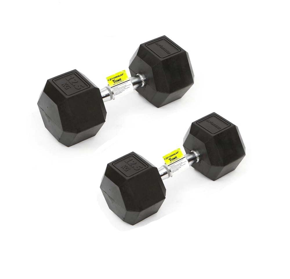 Cougar Hex Dumbbell for Strength Training and Home Gym Workouts