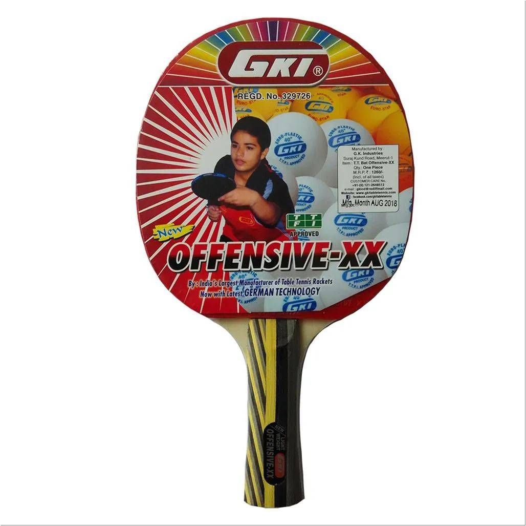 GKI Offensive XX Table Tennis Bat