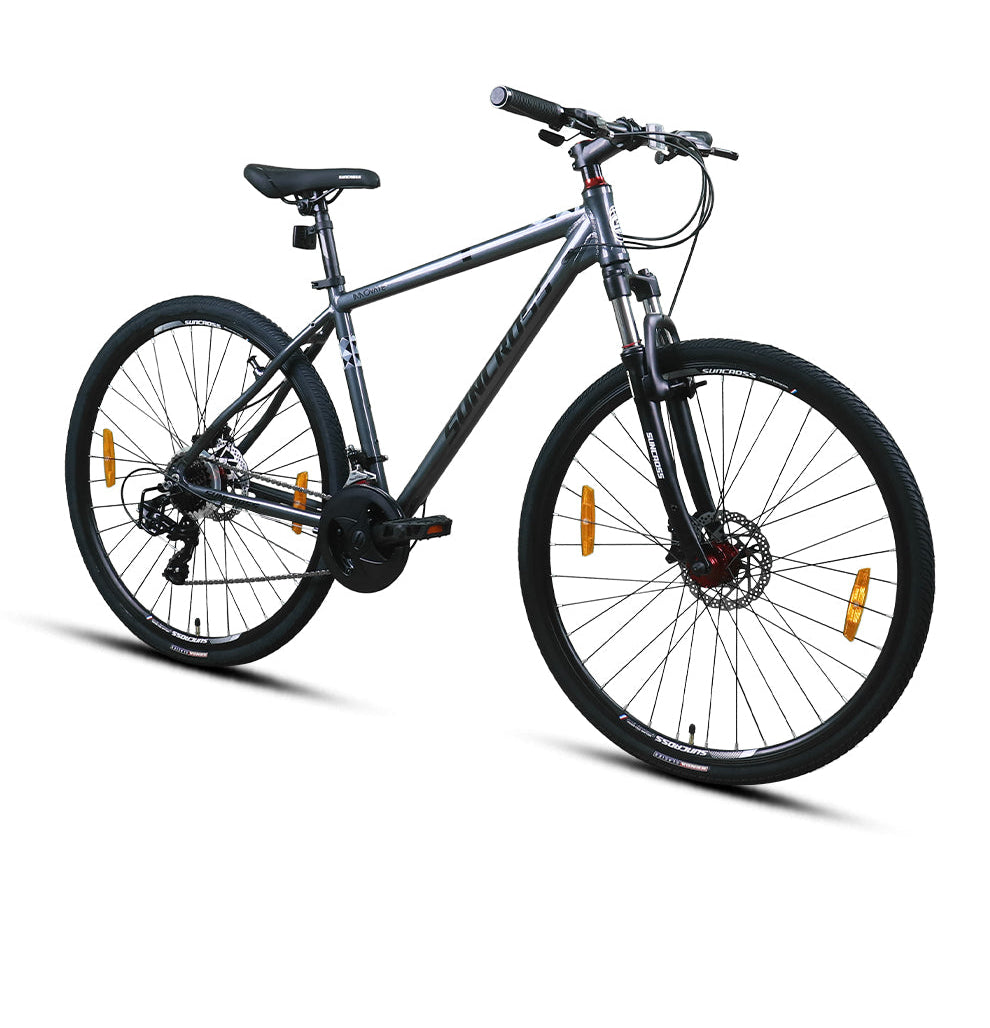 Suncross Innovate 700C Multi Speed Suspension Bike