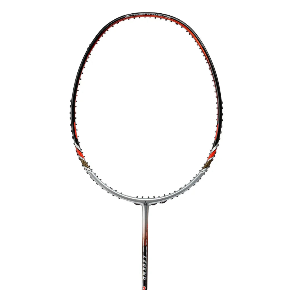 Close-up of Ashaway Nano Legend 9675 badminton racket grip designed for comfort, control, and precise shot handling