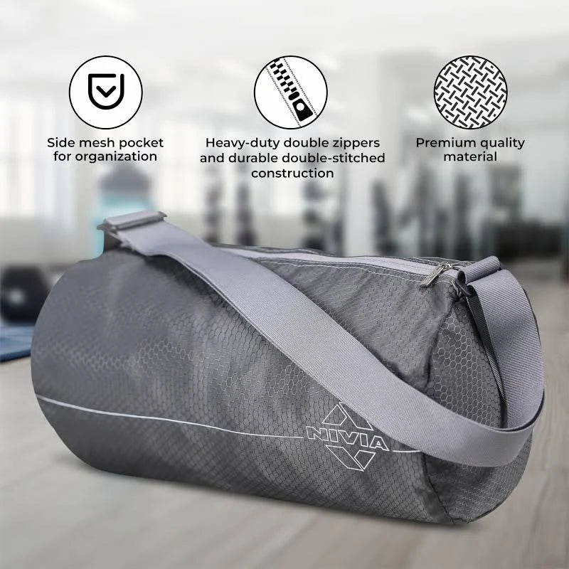 Nivia Basic Duffle 6853 Kitbag – Durable & Spacious Sports Bag-2