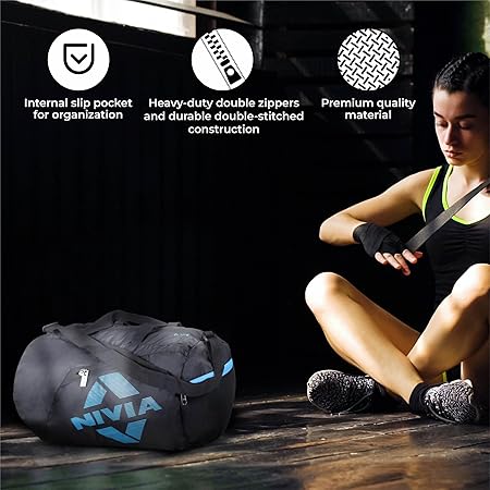 Nivia Deflate 2.0 Duffle Kitbag – Durable & Spacious Sports Bag-5