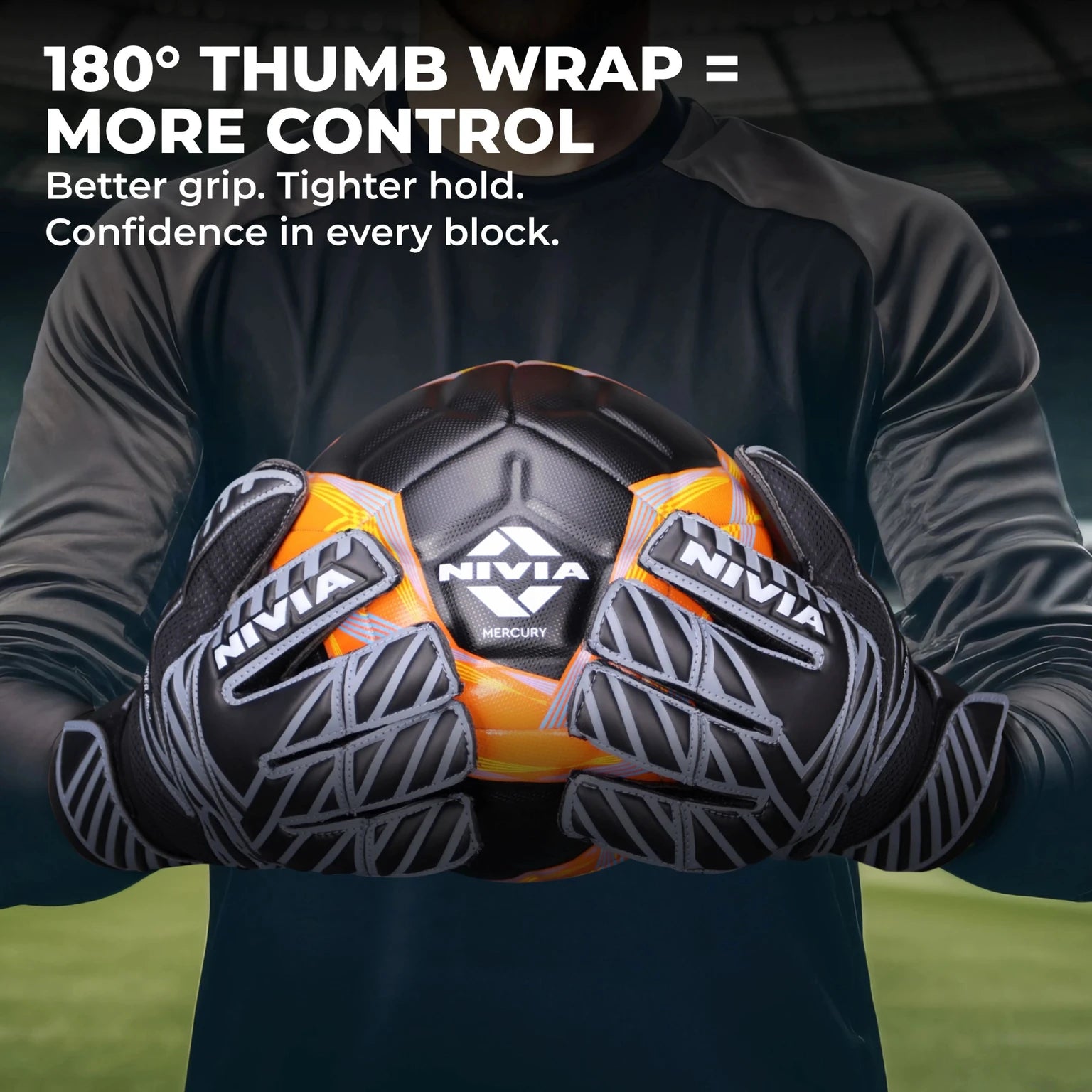 Nivia Ditmar Spider Goalkeeper Gloves-3