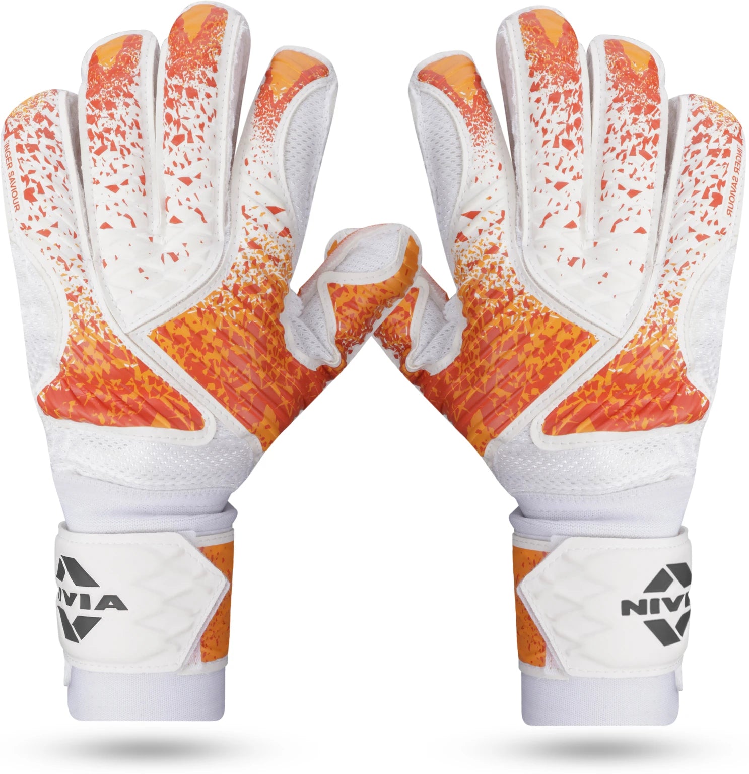 Nivia Finger Saver Goalkeeper Gloves-1
