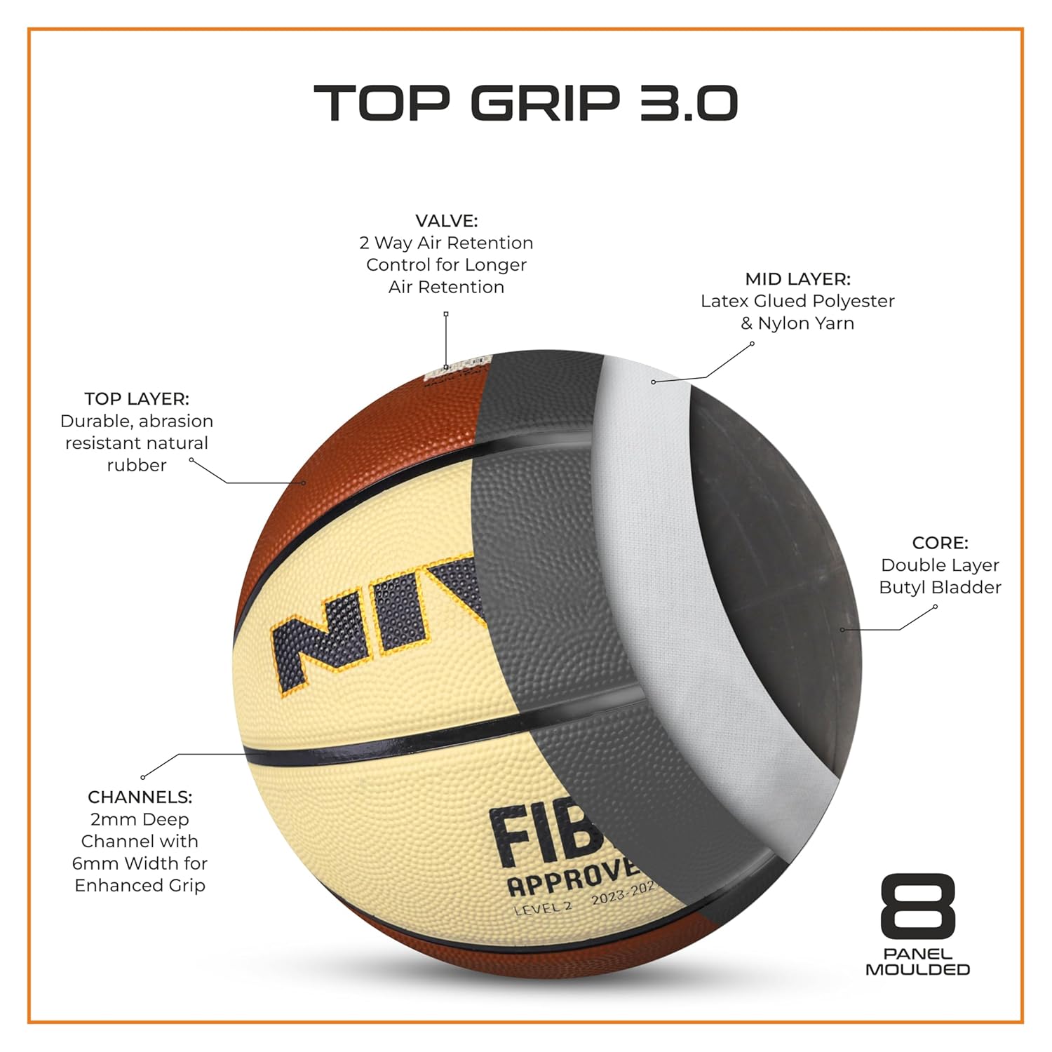 Nivia Top Grip Basketball-7