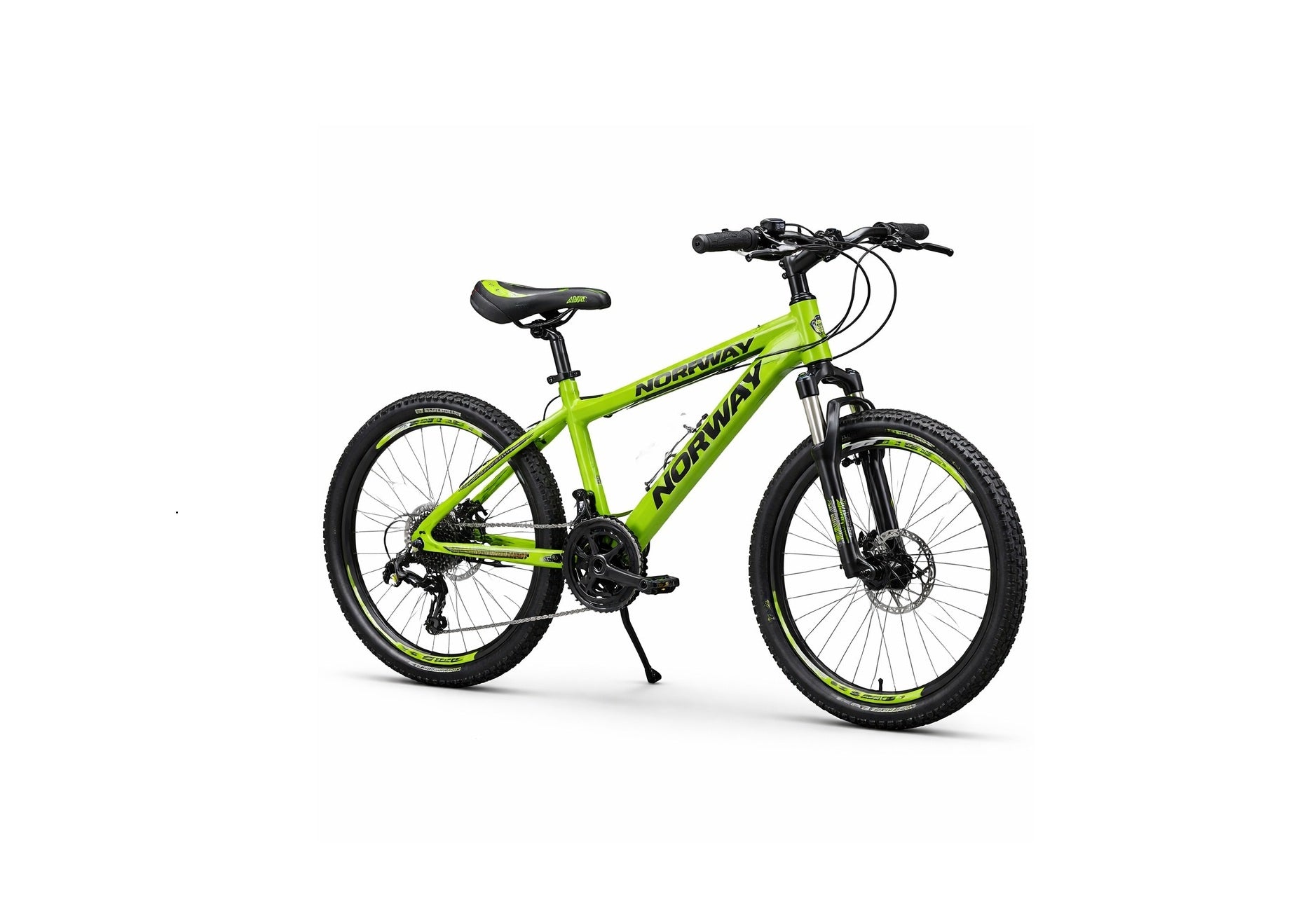Norway Skyforce 24" Single Speed Green Bike-2