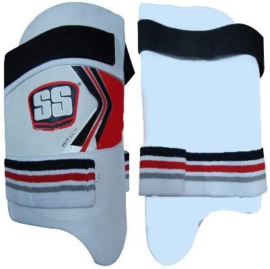 Comfortable cricket thigh pad for kids providing secure fit and mobility during batting