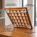 RK Gold Champ Ind Ply 3x2 16mm Carrom Board