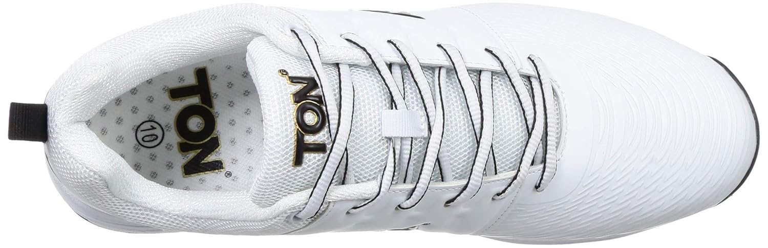 SS Ton Camo Black/White Cricket Shoes-4