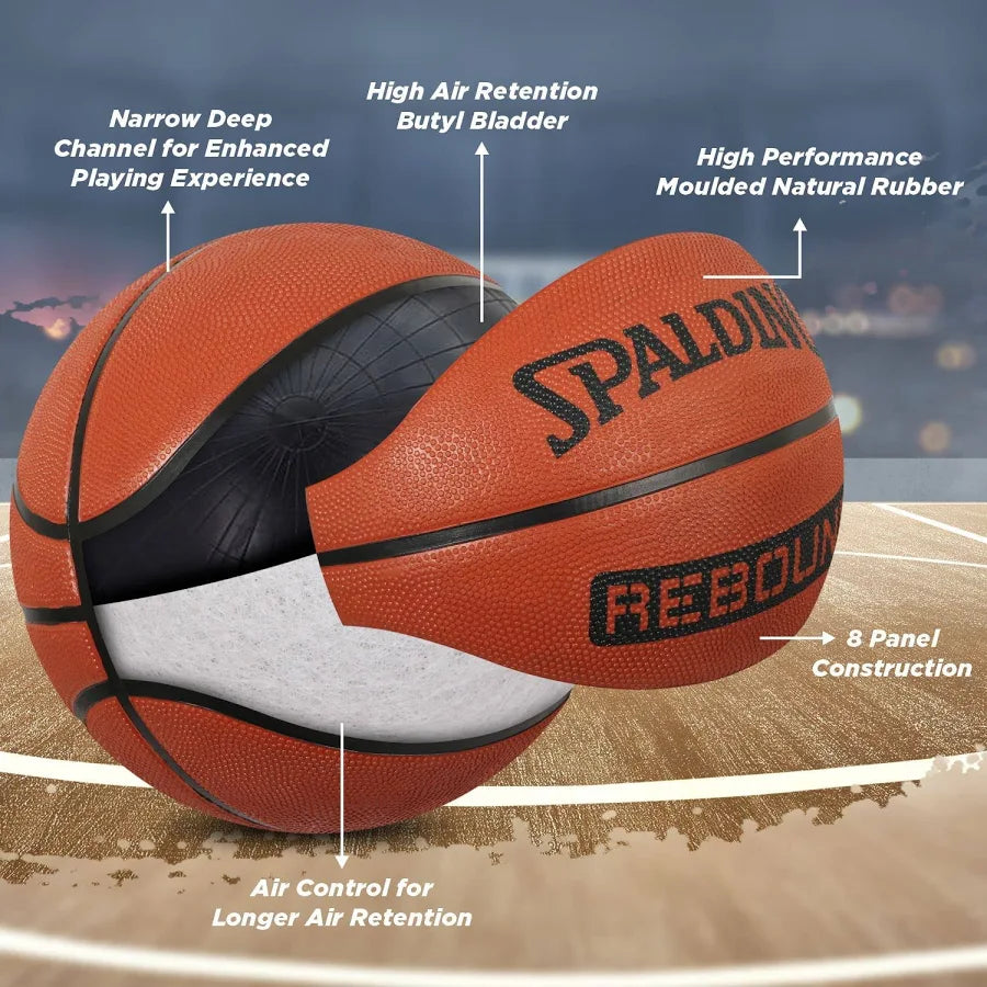 Spalding NBA Rebounded Basketball-5