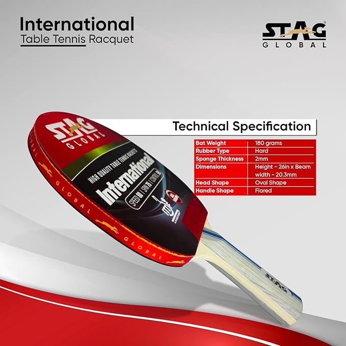 Stag International Table Tennis Bat