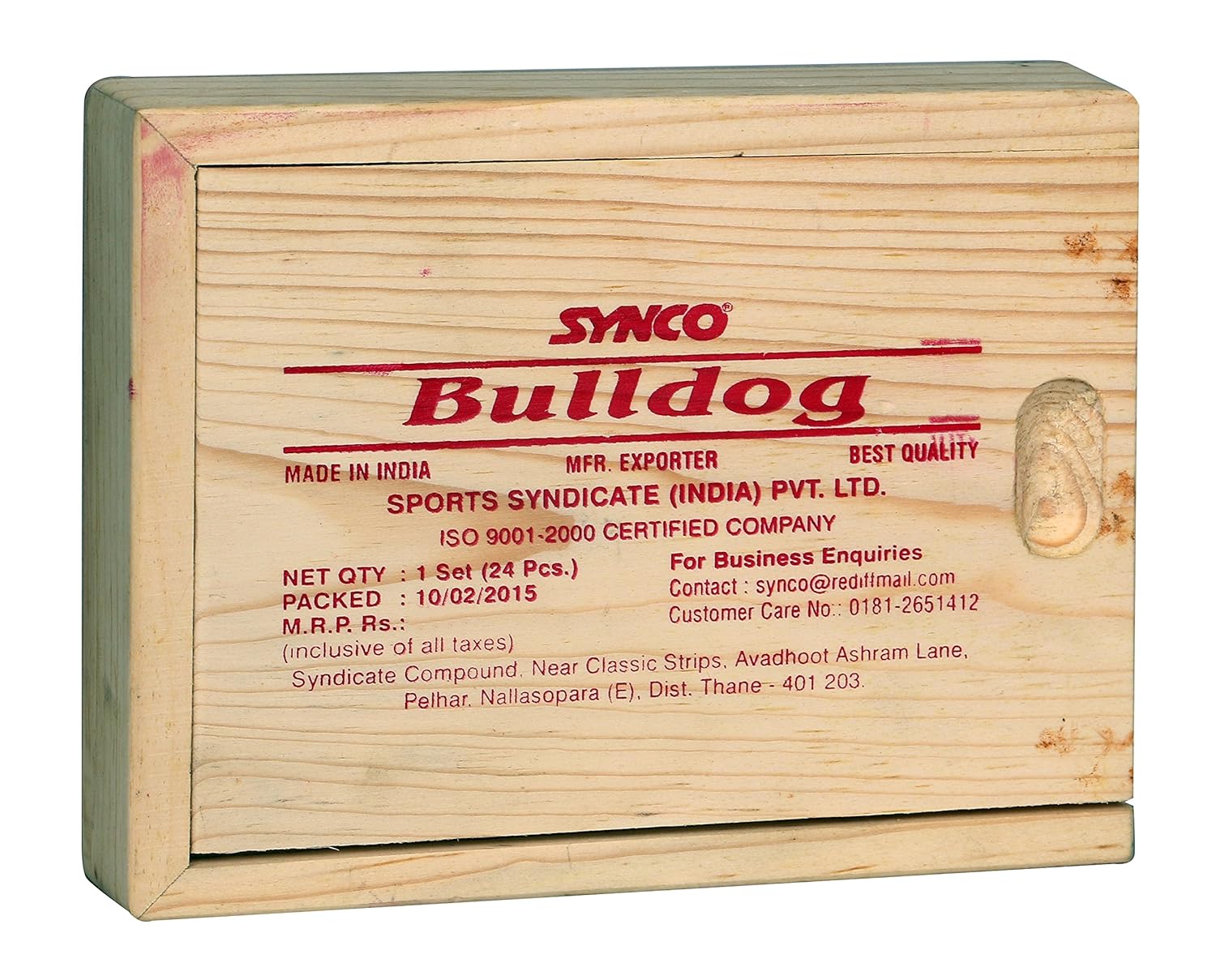 Synco Bull Dog Carrom Coins Set-3