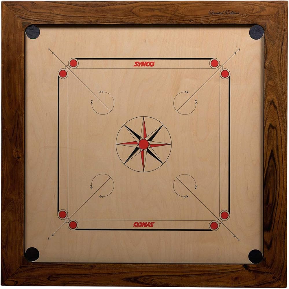 Synco Limited Edition Natural Carrom Board-1