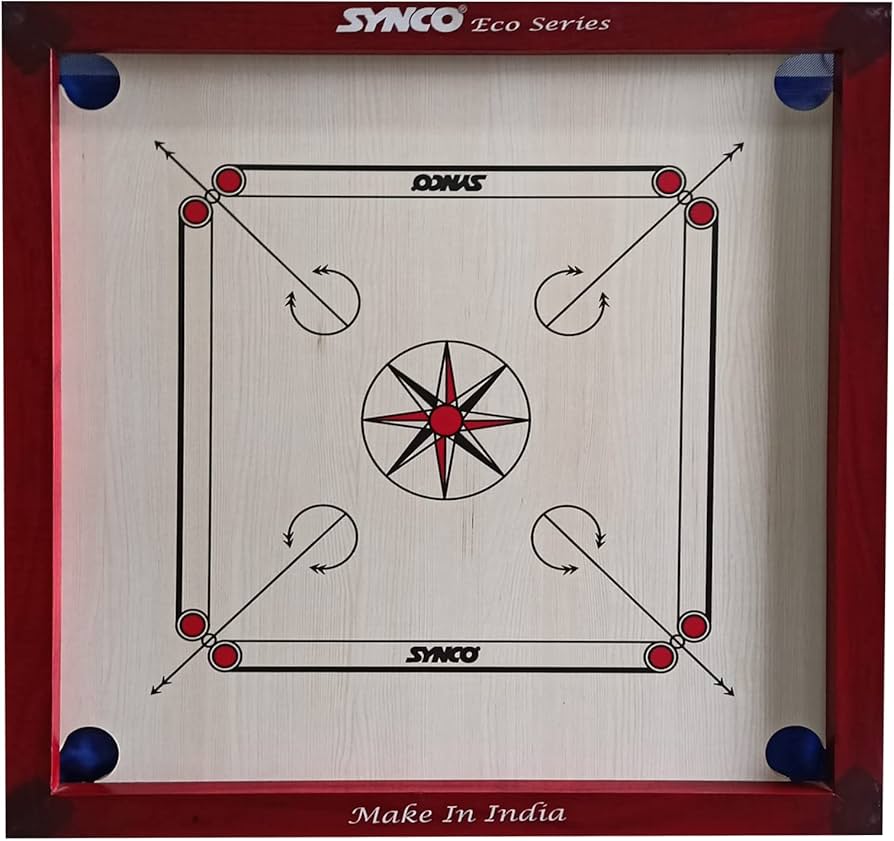 Synco Strike 100 Carrom Board 3 x 1.5 Feet-1