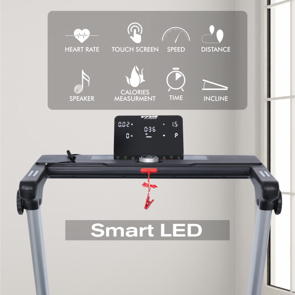 Viva T-906 Treadmill for Home Cardio & Fitness Training-3