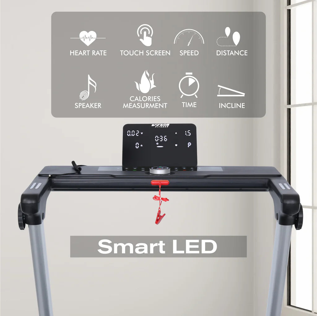 Viva T-906 Treadmill for Home Cardio & Fitness Training-3