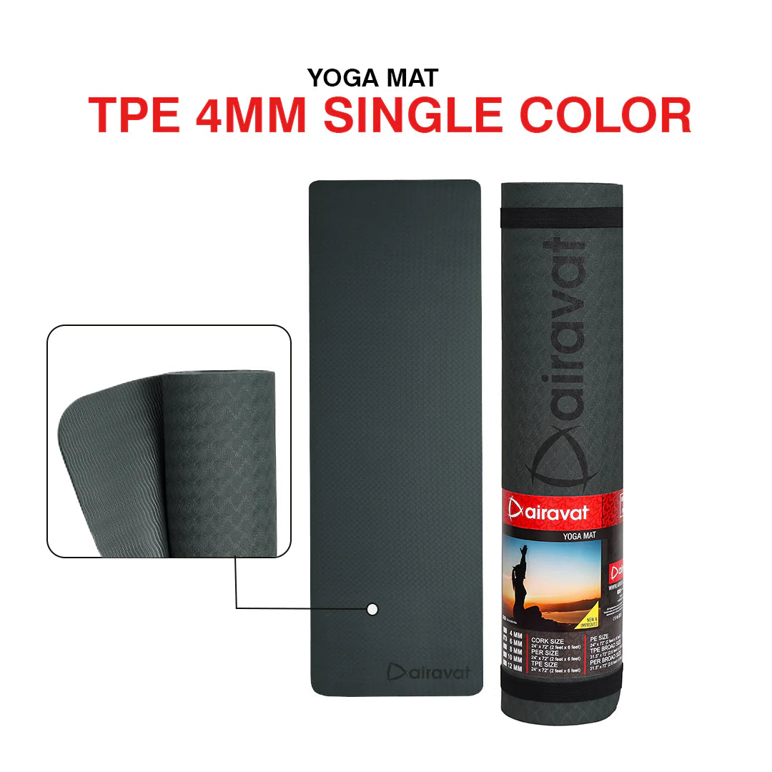 Airavat 4mm TPE Yoga Mat-4