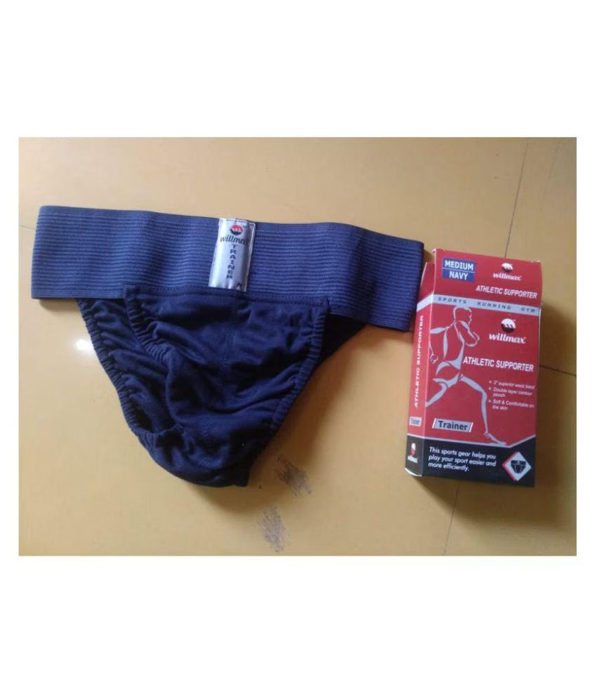 Willmax Ezee Plain Athletic Supporter for Sports & Gym Training-1