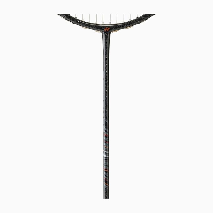 Yonex Astrox 22 badminton racket shaft close-up between head and handle for stable and comfortable handling