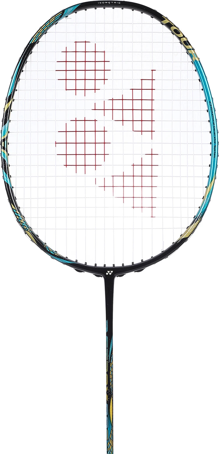 Yonex Astrox 88S badminton racket close-up view of string bed and frame detail for accuracy and stability