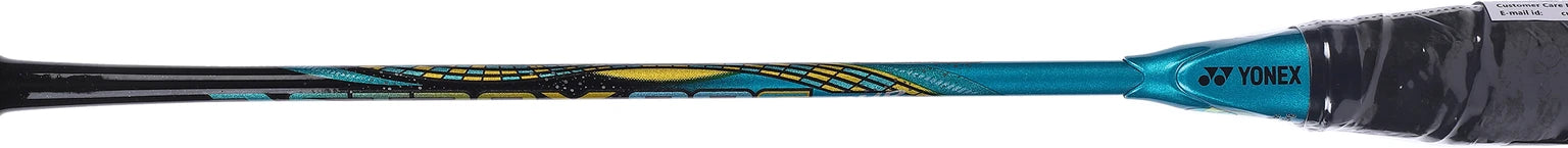 Yonex Astrox 88S badminton racket shaft close-up between head and handle for controlled power transfer